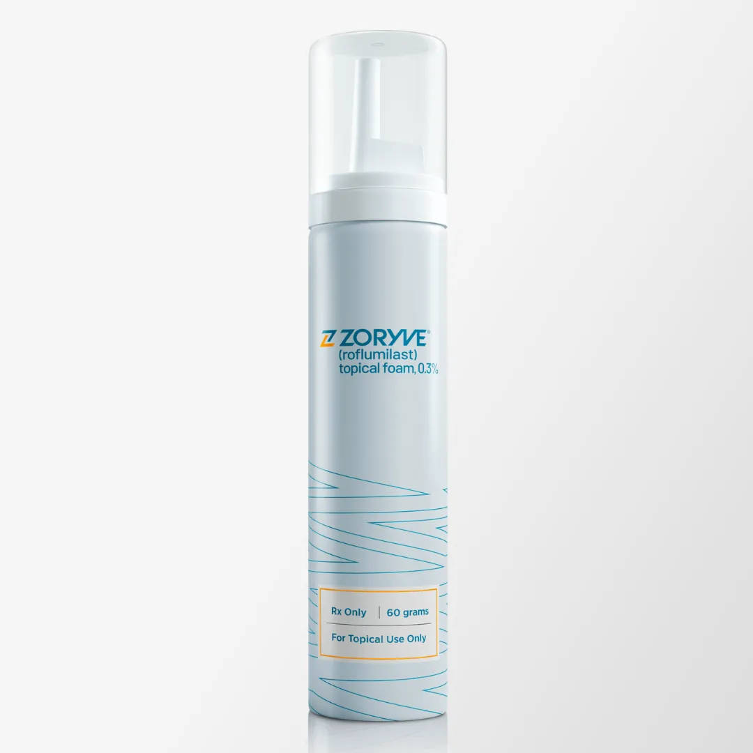 ZORYVE Foam for Seborrheic Dermatitis & Scalp Psoriasis